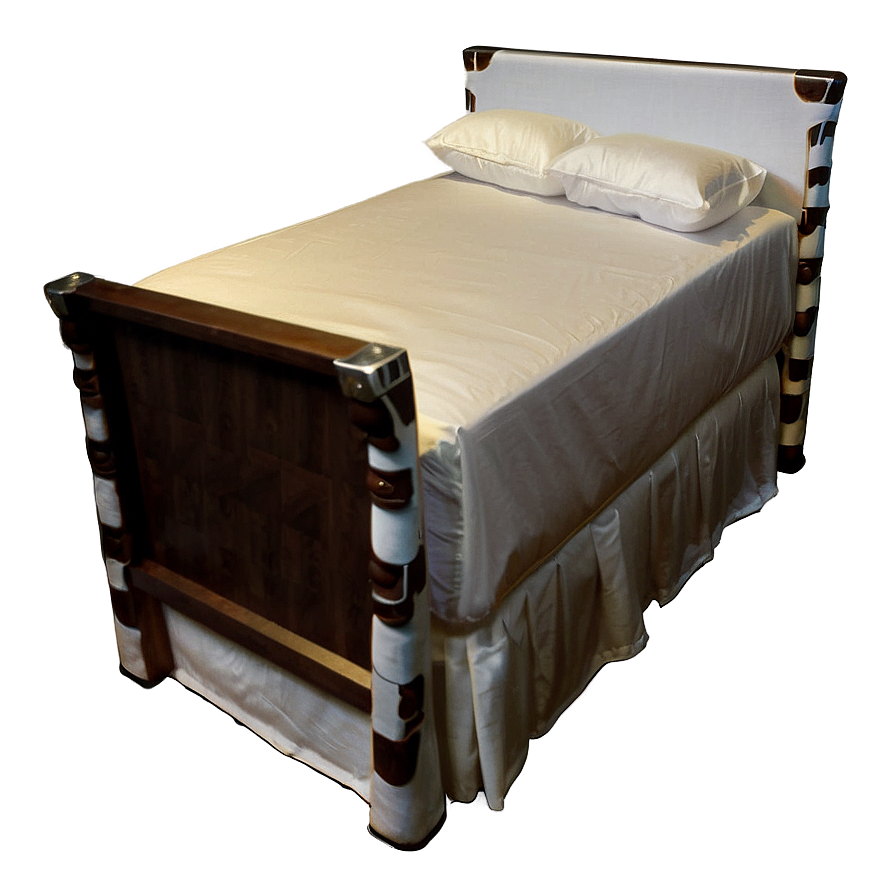 White Bed A PNG Image