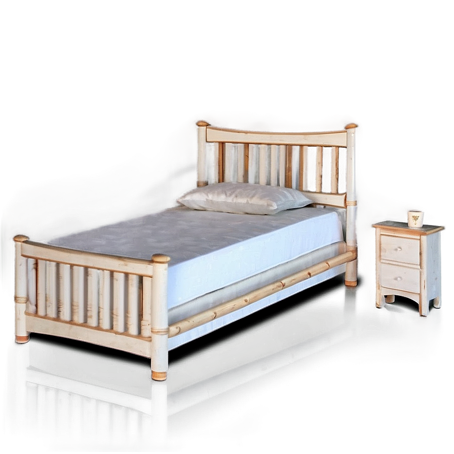 White Bed And Dresser Set Png 26 PNG Image