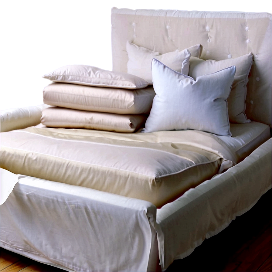 White Bed For Small Space Png 61 PNG Image