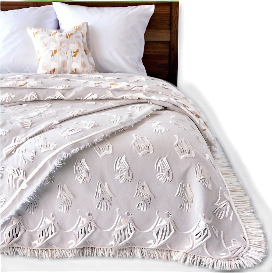 White Bedroom Blanket Png 06282024 PNG Image