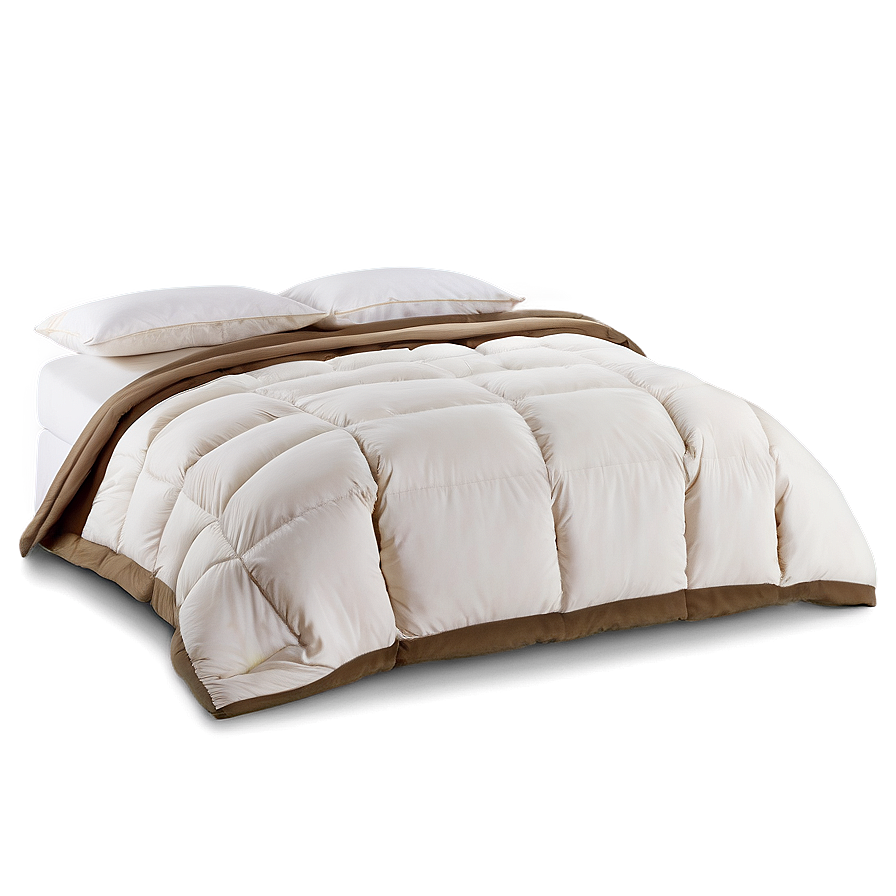 White Blanket For Bed Png 06282024 PNG Image