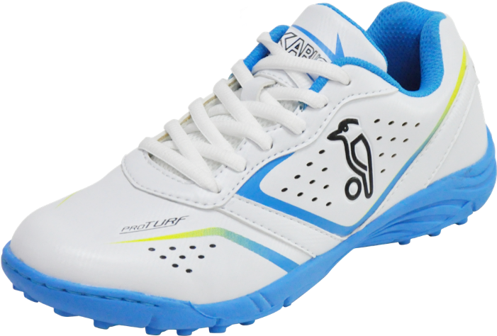 White Blue Sports Shoe PNG Image