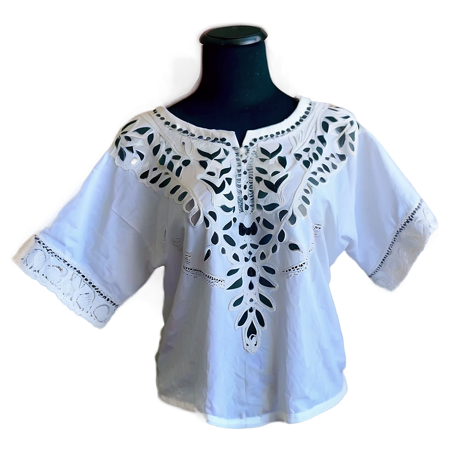 White Boho Shirt Png Nwi PNG Image