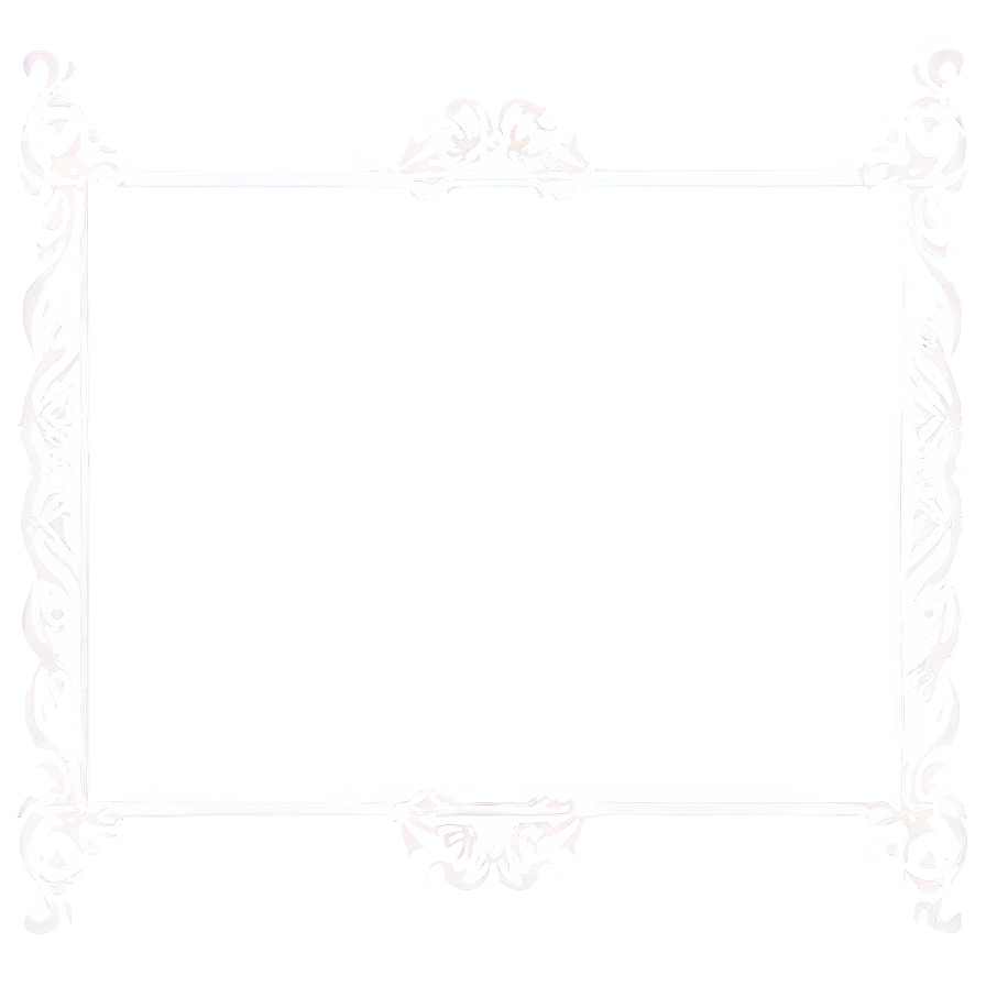 White Border Frame Png Bla25 PNG Image