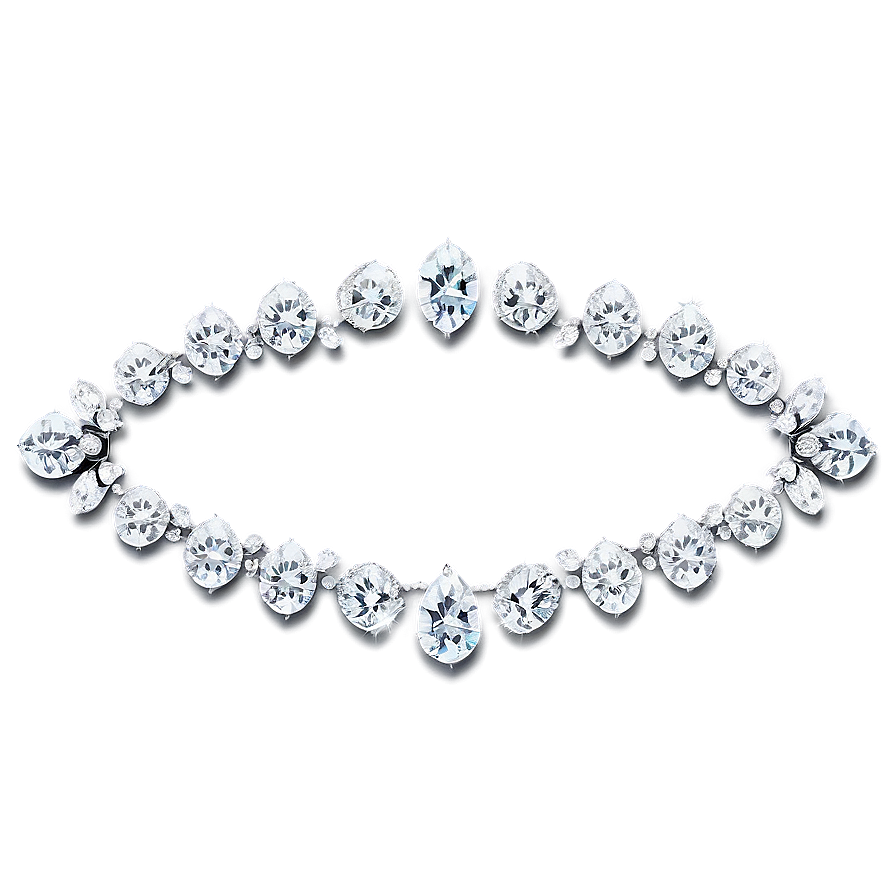 White Border With Diamonds Png Gvs PNG Image