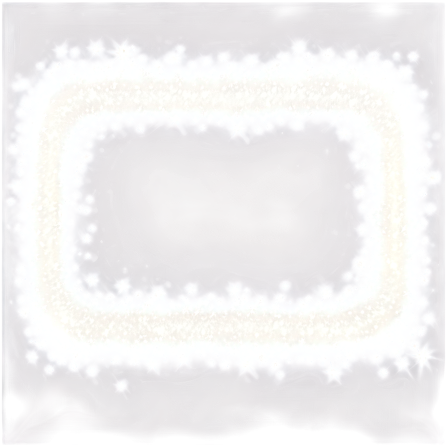 White Border With Sparkles Png 80 PNG Image