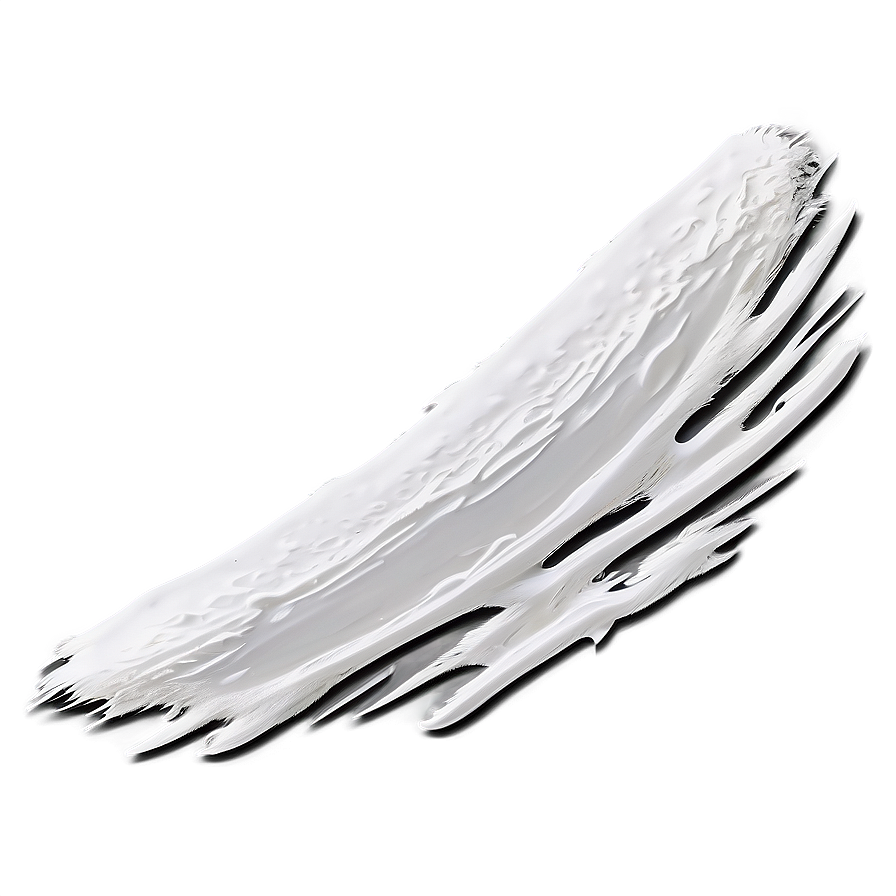 White Brush Stroke Border Png Xbp97 PNG Image