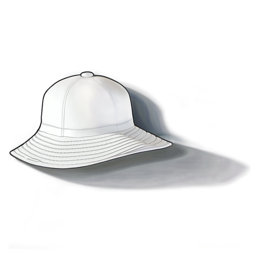 White Bucket Hat Png Kcq PNG Image