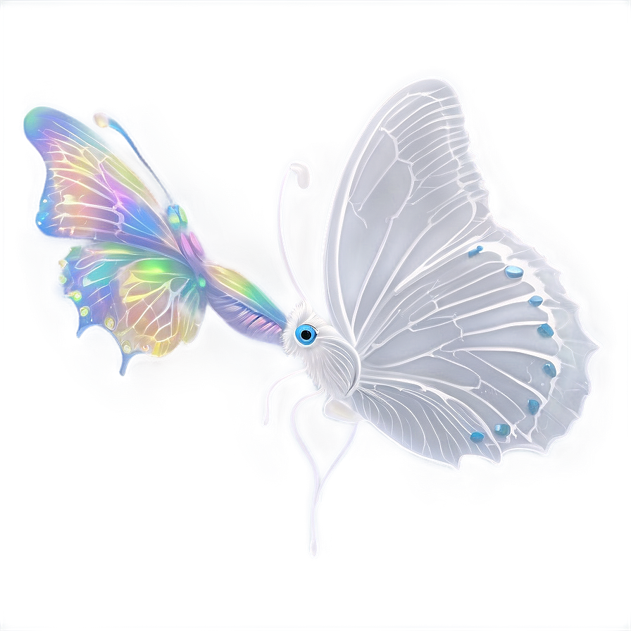 White Butterfly With Transparent Background Png Rmq PNG Image