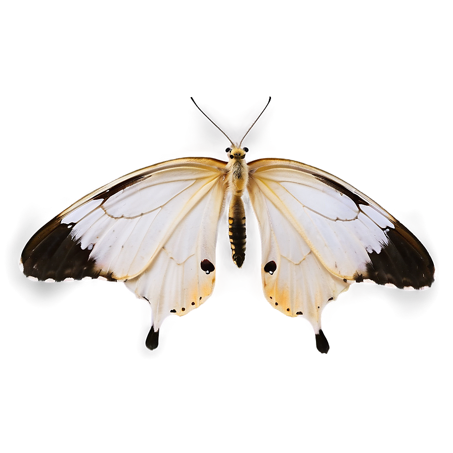 White Butterfly With Transparent Background Png Tai PNG Image