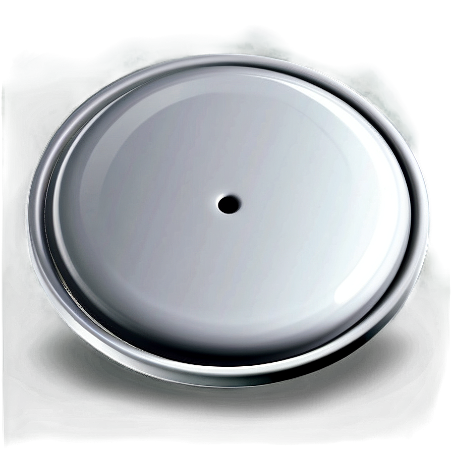 White Button With Gloss Effect Png 06272024 PNG Image