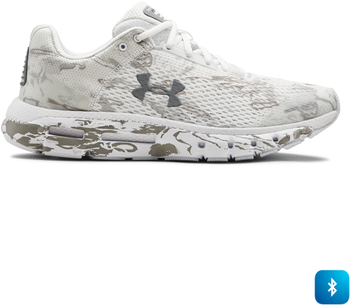 White Camouflage Running Shoe PNG Image