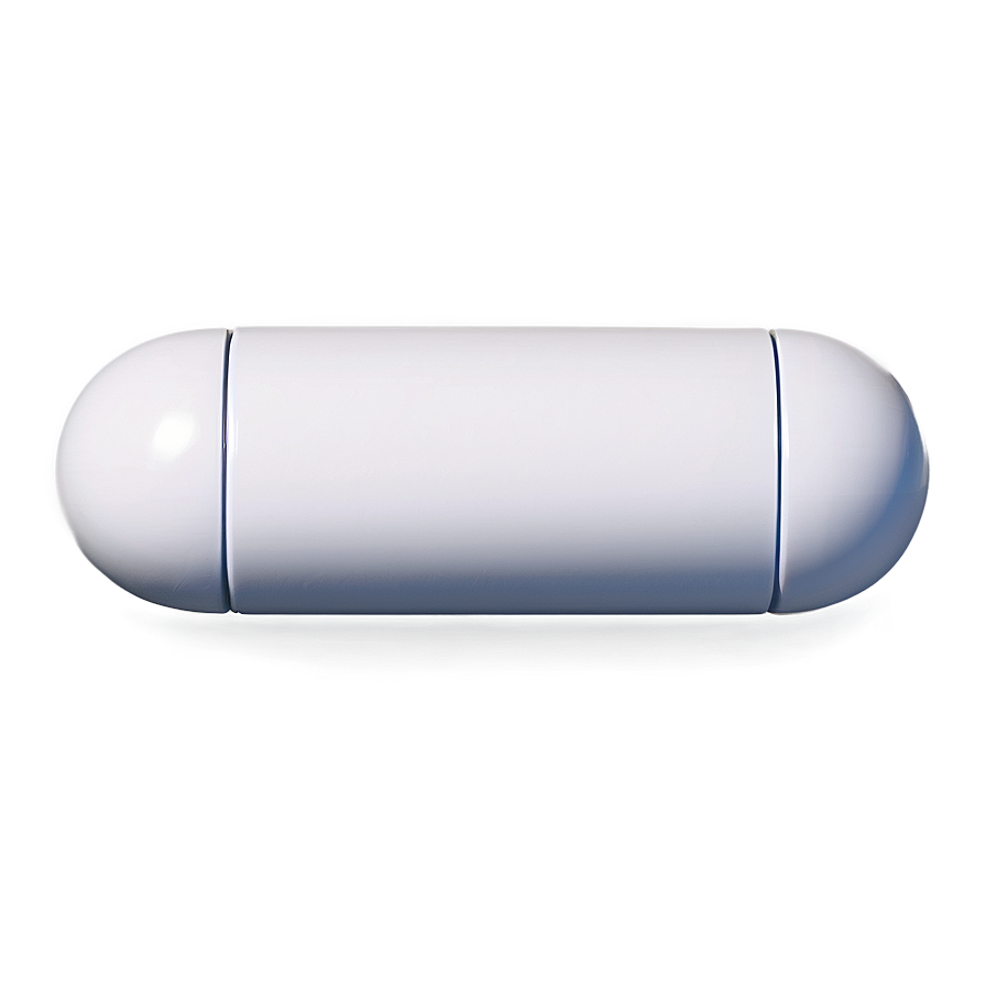 White Capsule 3d Model Png Pap77 PNG Image