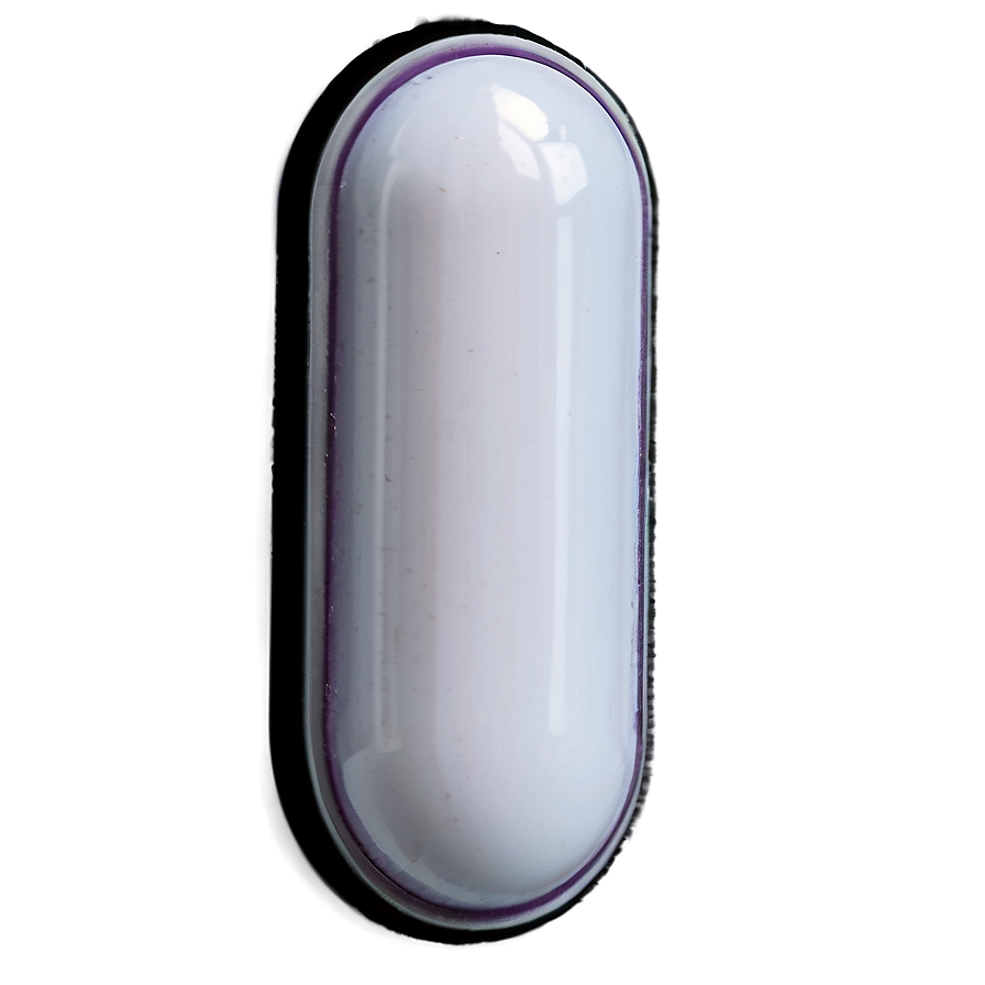 White Capsule Closeup Png 06282024 PNG Image