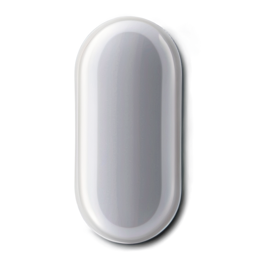 White Capsule No Label Png Cah18 PNG Image