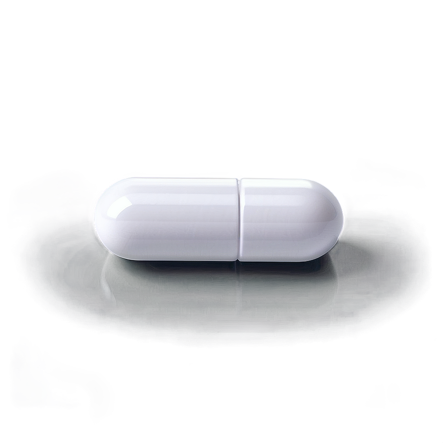 White Capsule On Transparent Background Png 78 PNG Image