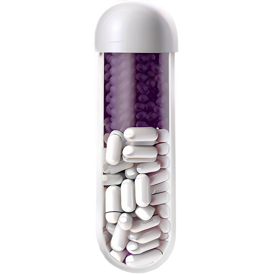 White Capsule Prescription Png Sko43 PNG Image