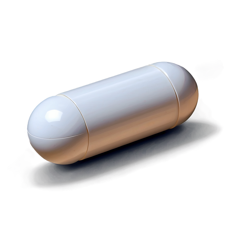 White Capsule With Shadow Png Lsm14 PNG Image