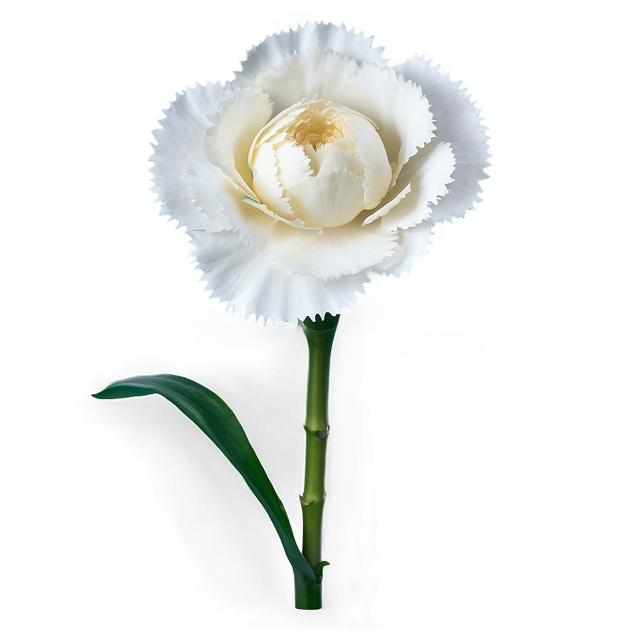 White Carnation Flower Png 05242024 PNG Image