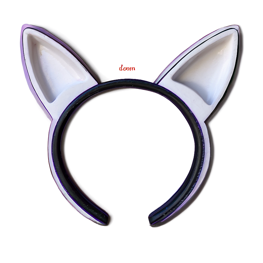 White Cat Ears Drawing Png 05042024 PNG Image