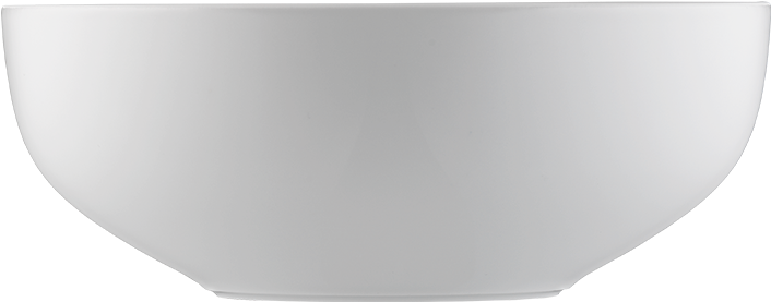 White Ceramic Bowl Isolated PNG Image