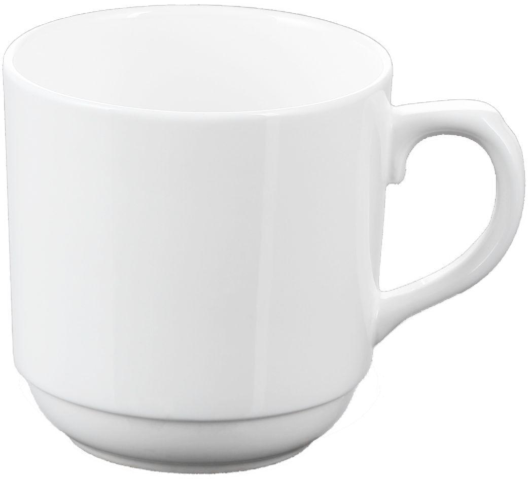 White Ceramic Coffee Mug PNG Image