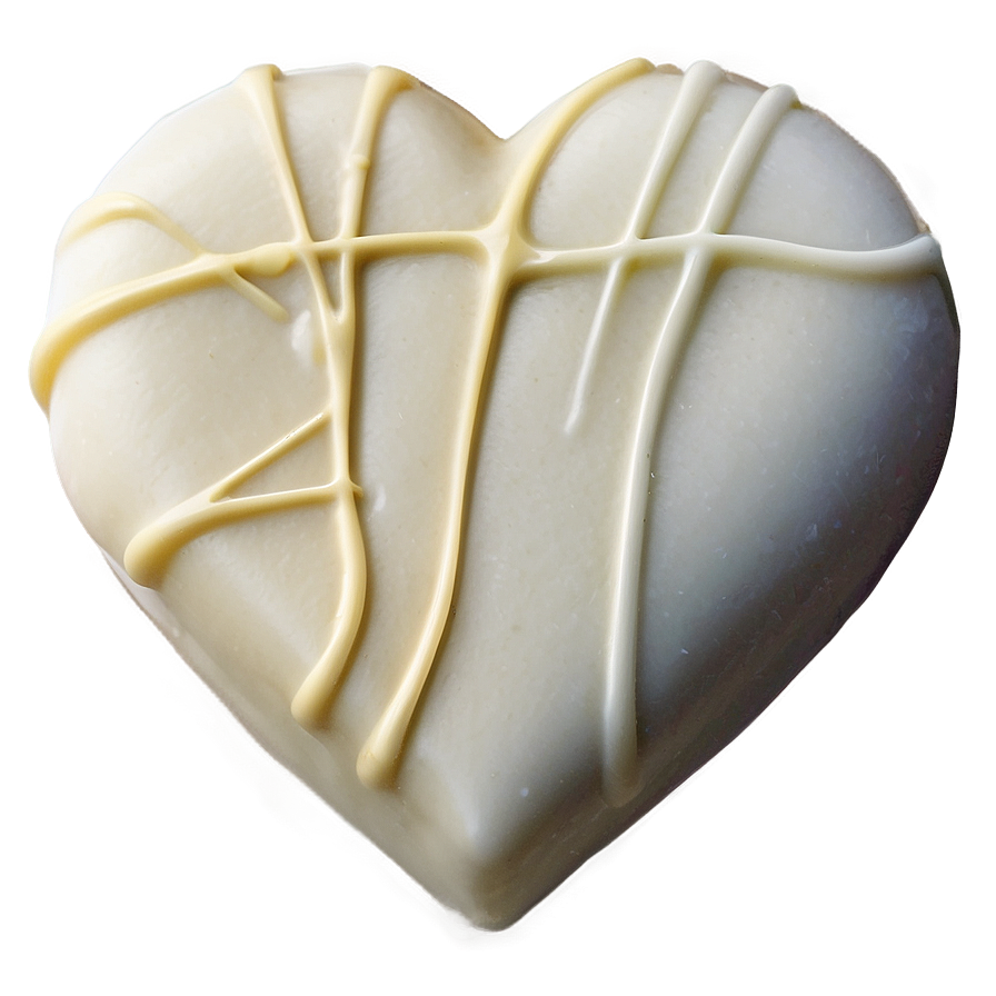 White Chocolate Heart Png Rhm PNG Image