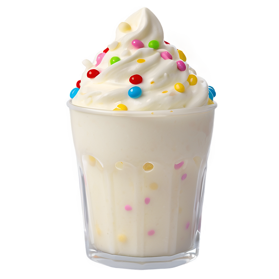 White Chocolate Milkshake Png Kue PNG Image