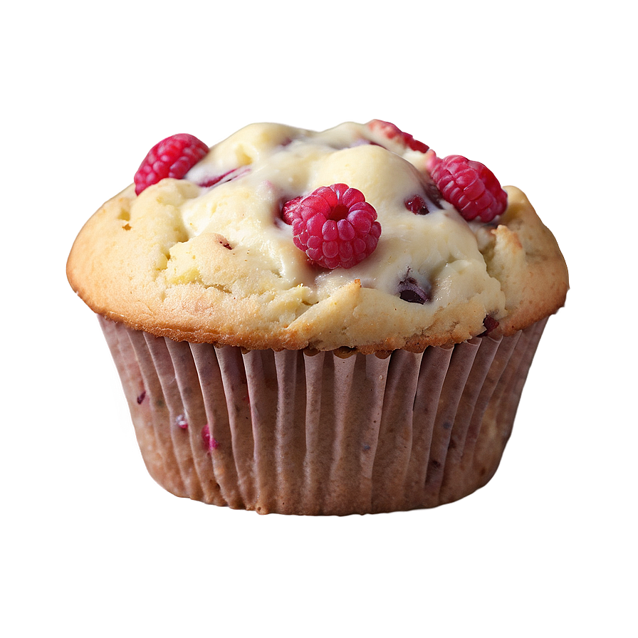 White Chocolate Raspberry Muffin Png 06262024 PNG Image