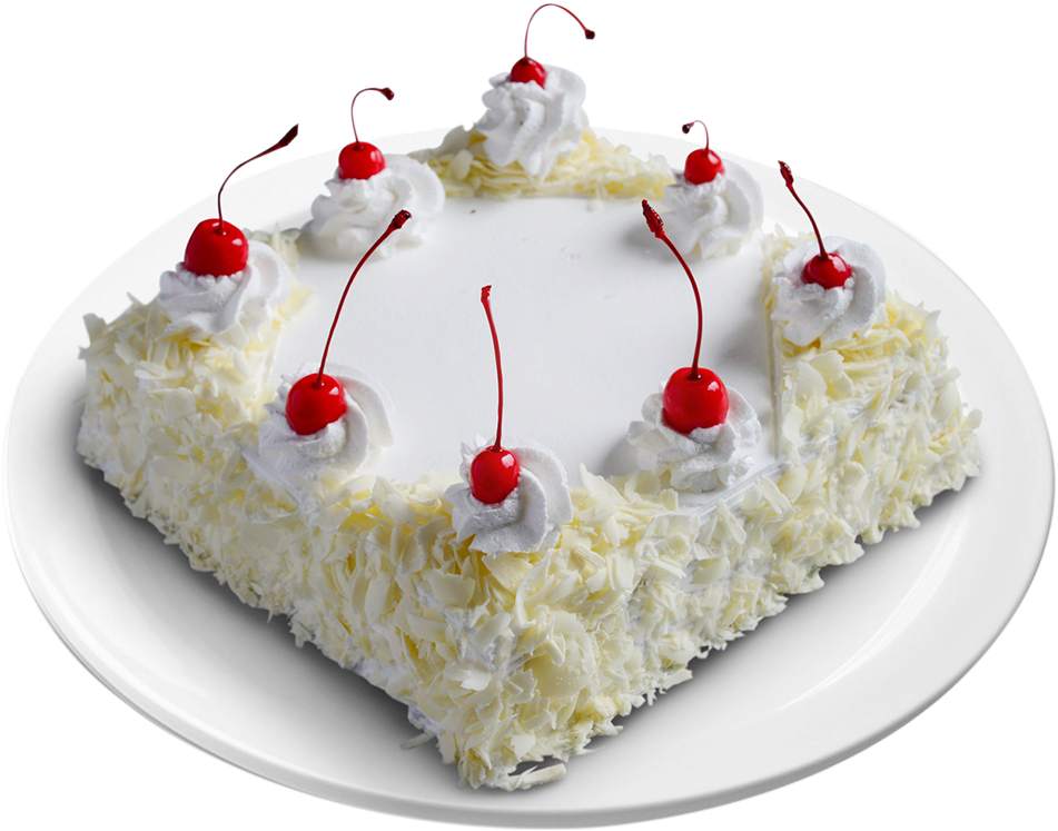 White Chocolate Shavings Cake PNG Image