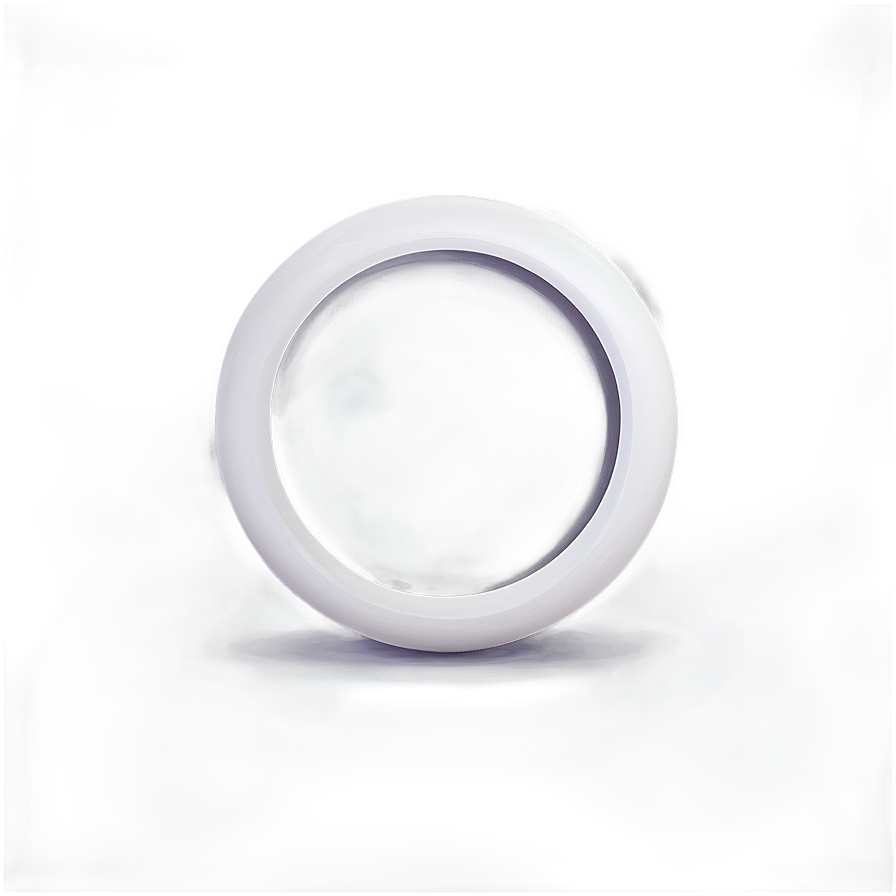 White Circle Button Png 05042024 PNG Image