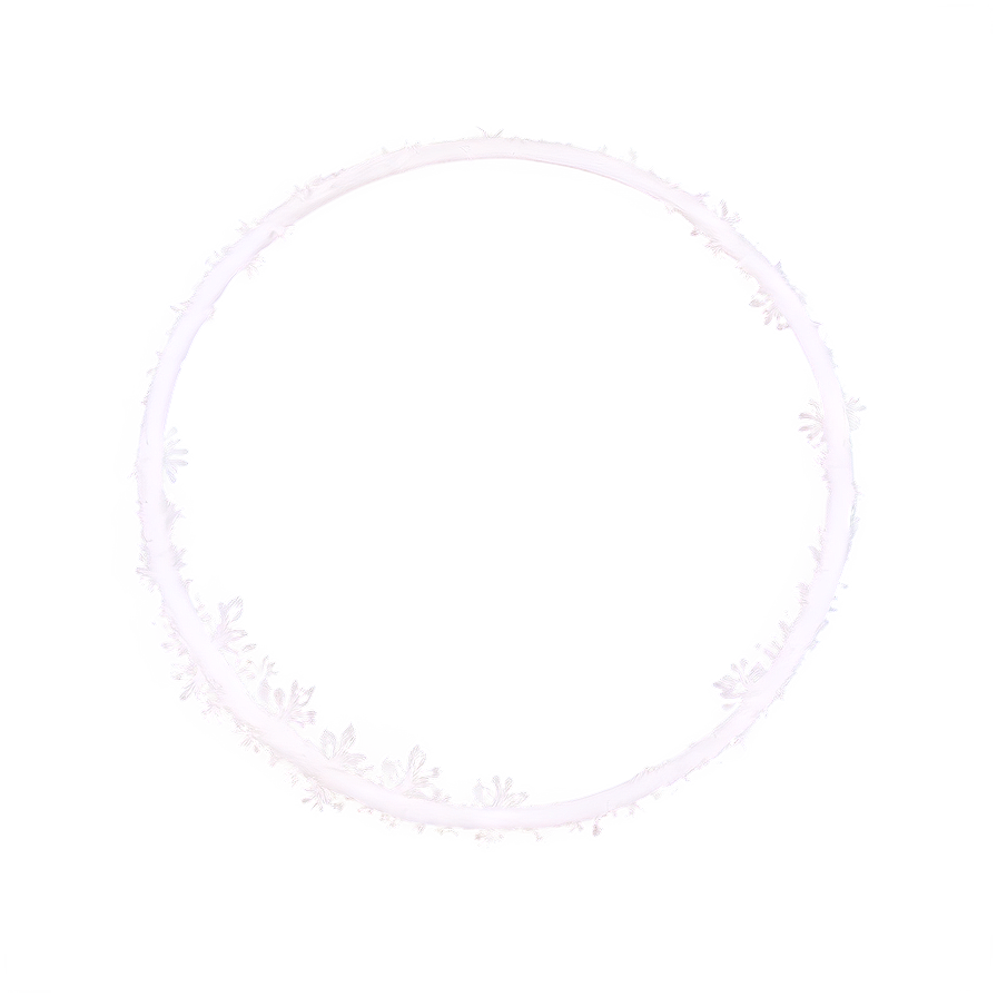 White Circle For Decoration Png Ent PNG Image