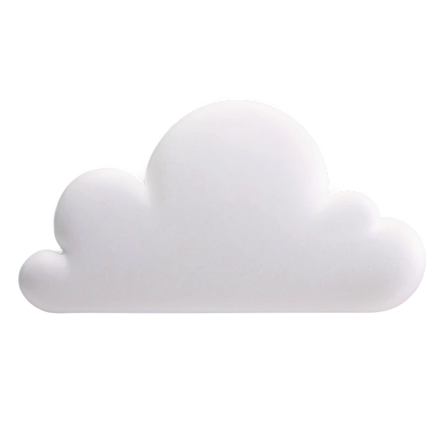 White Cloud Emoji Png Jcs PNG Image