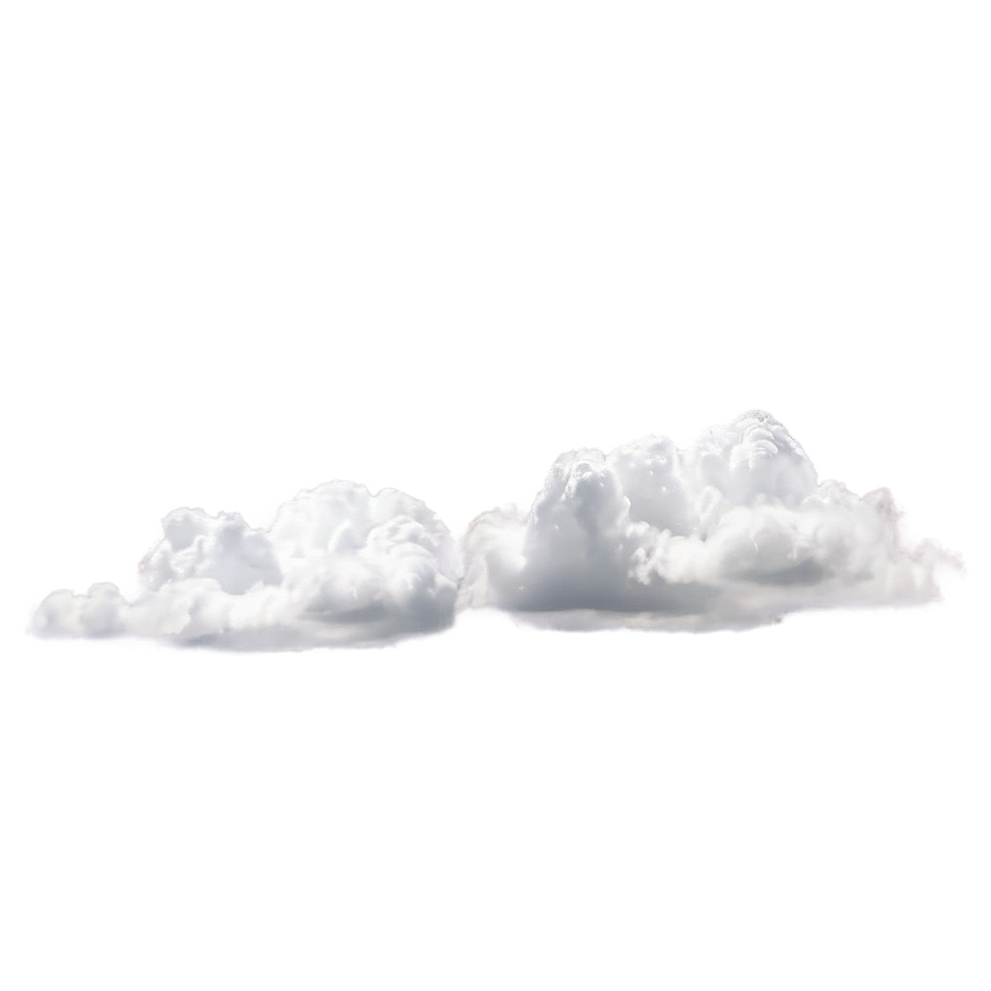 White Clouds Skyline Png 3 PNG Image