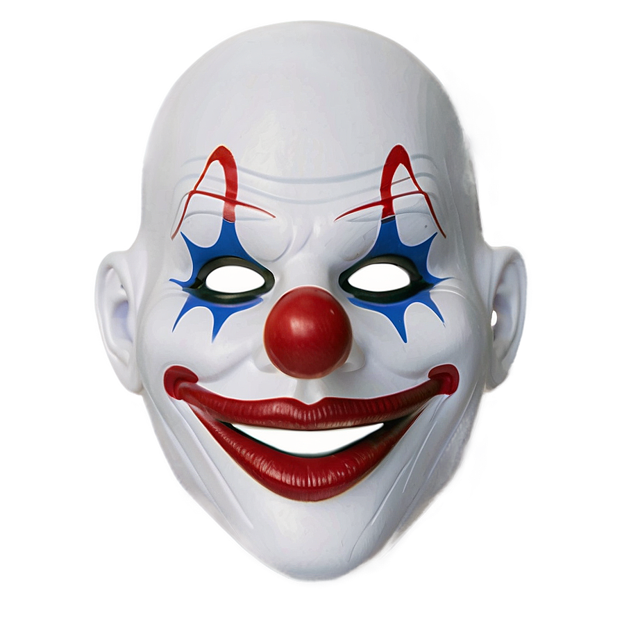 White Clown Mask Png 06272024 PNG Image