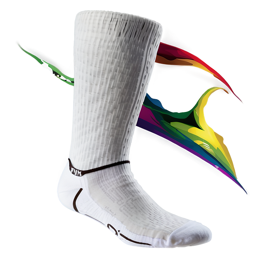 White Coolmax Socks Png Yxa78 PNG Image