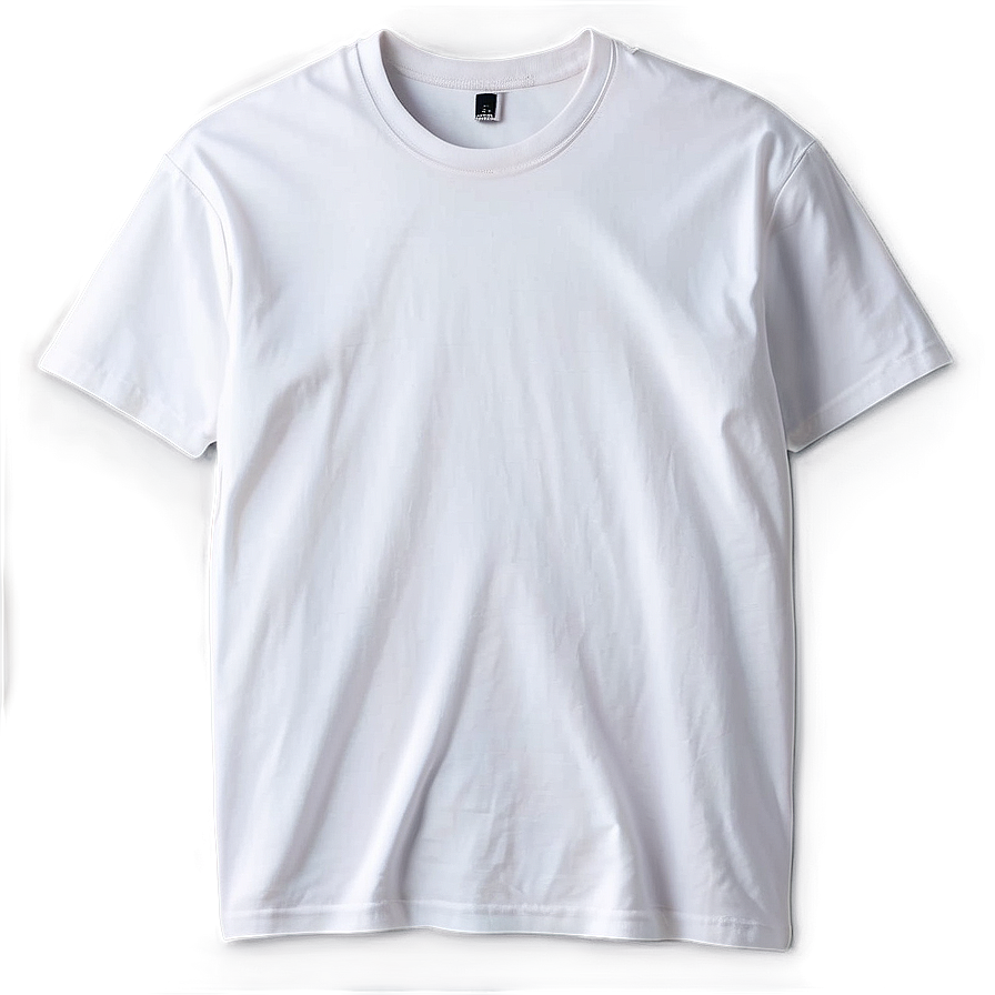 White Cotton Tee Png 06272024 PNG Image