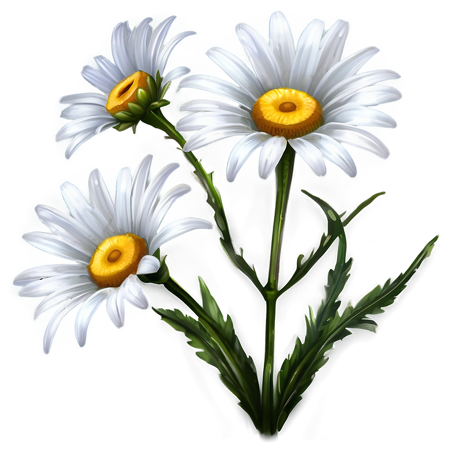 White Daisies Flowers Png 05242024 PNG Image