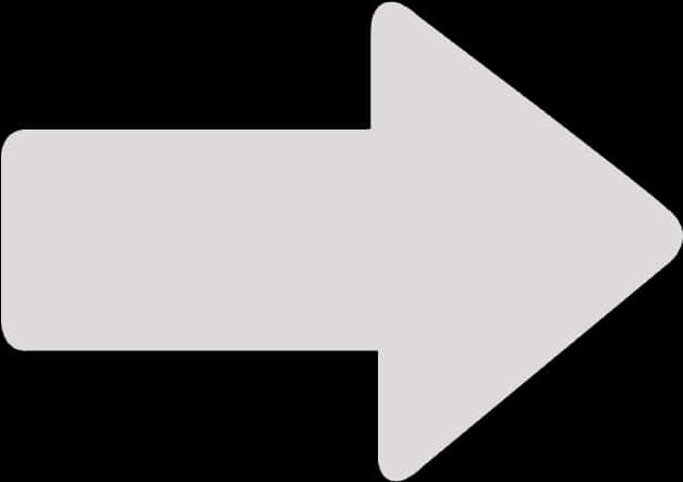 White Directional Arrow PNG Image