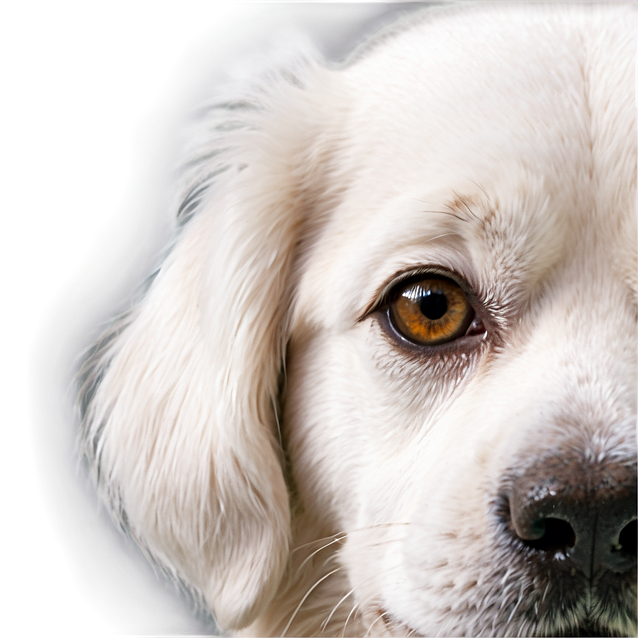 White Dog Close Up Png 95 PNG Image