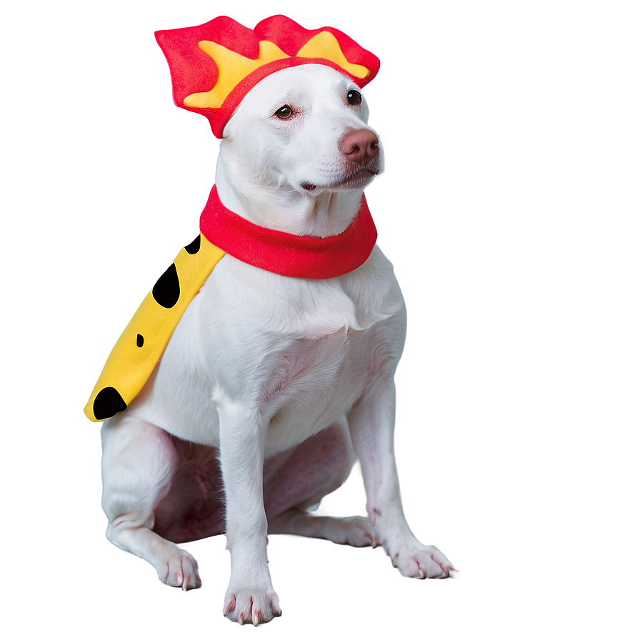 White Dog In Costume Png 48 PNG Image