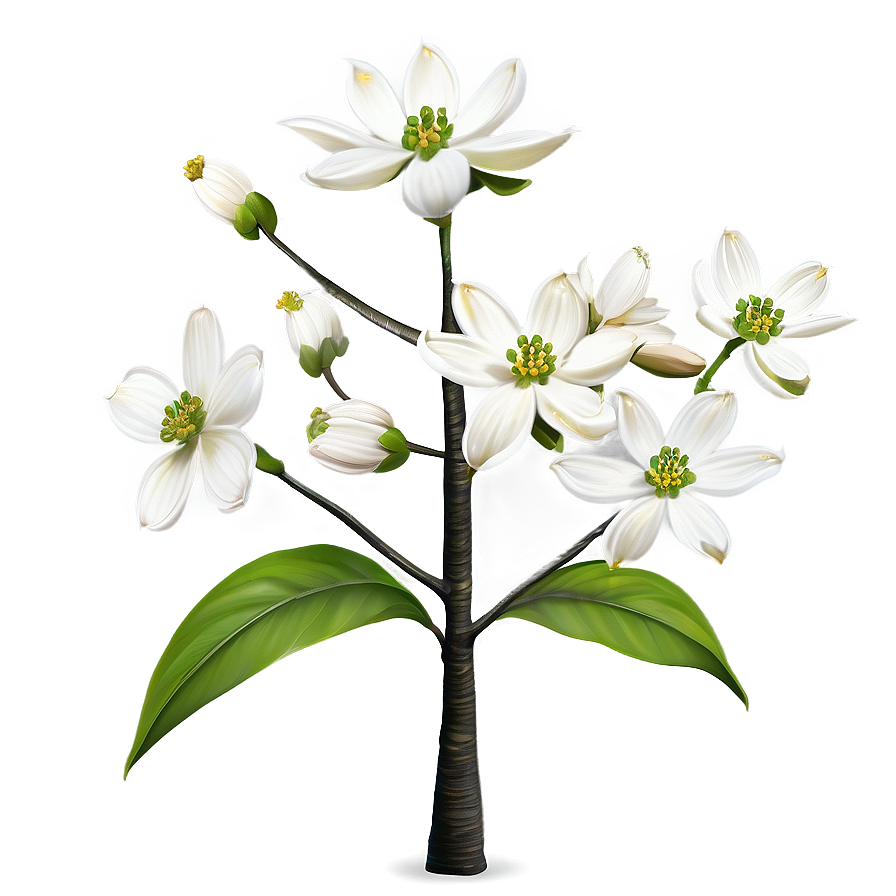 White Dogwood Tree Png 17 PNG Image