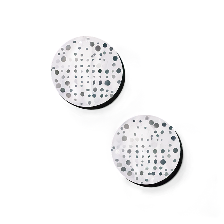 White Dotted Circle Png Moc65 PNG Image