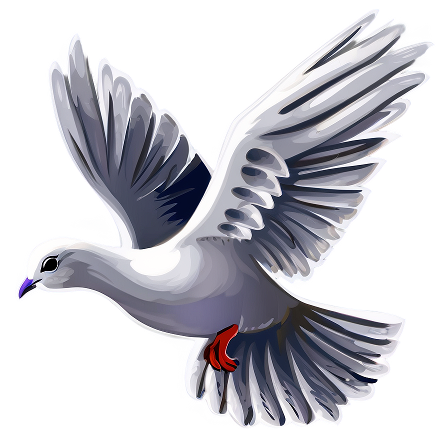 White Dove Clipart Png 06262024 PNG Image