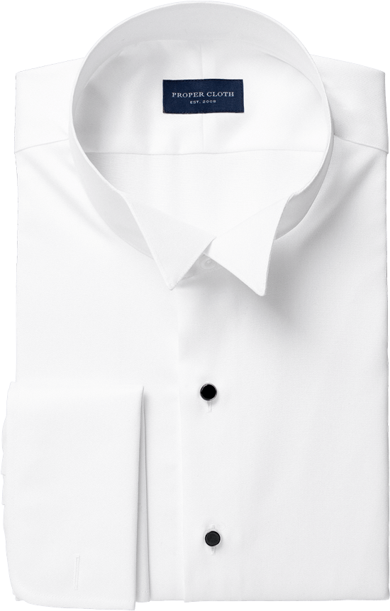 White Dress Shirt Proper Cloth PNG Image