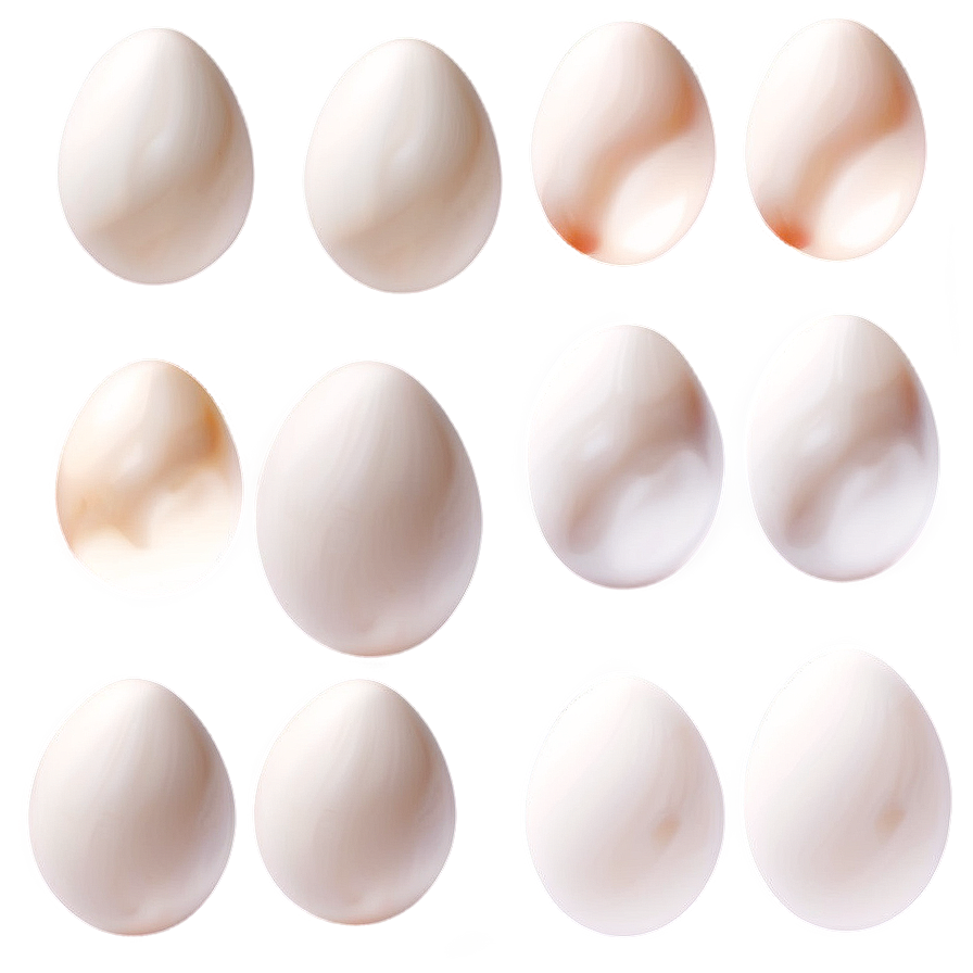 White Egg Recipe Component Png 06292024 PNG Image