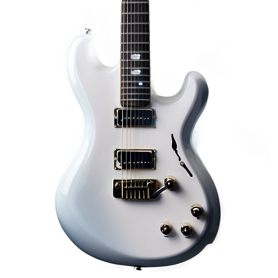 White Electric Guitar Png 84 PNG Image