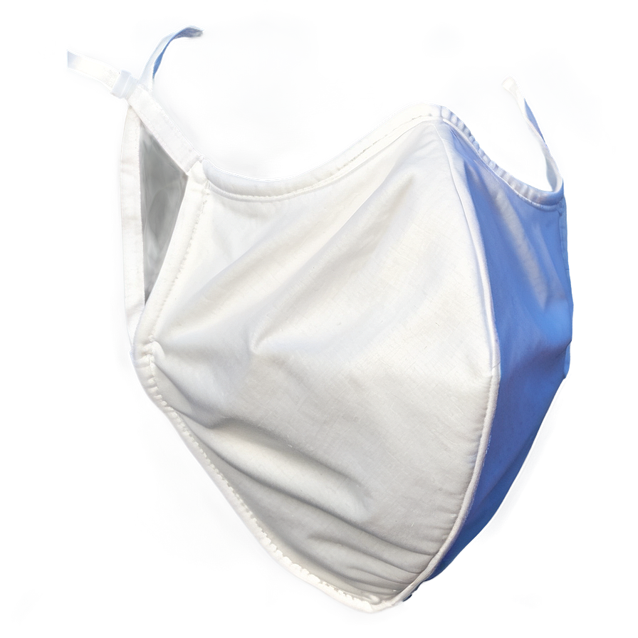 White Fabric Mask Png 13 PNG Image