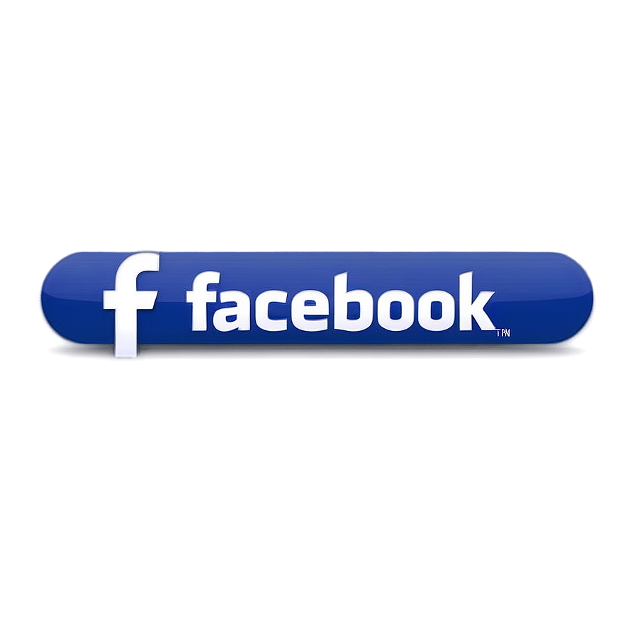 White Facebook Button Png 06272024 PNG Image