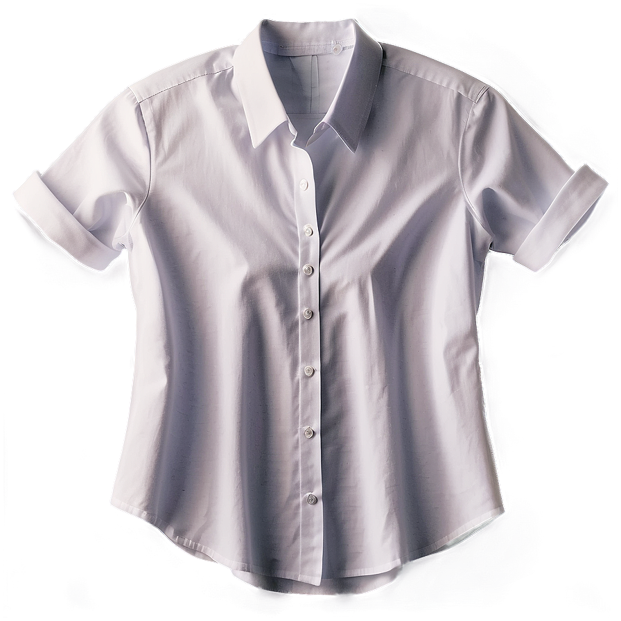 White Fashion Shirt Png 05252024 PNG Image